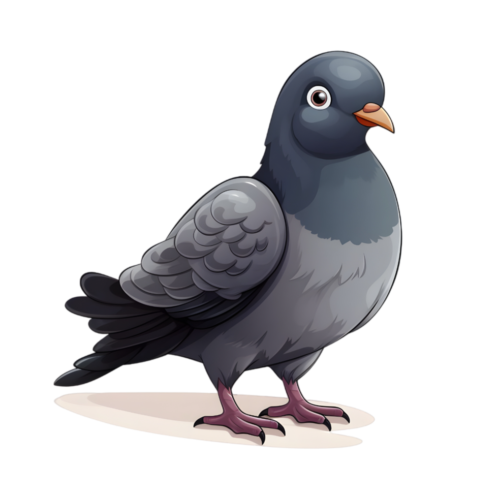 AI generated Columbidae Bird Domestic pigeon dove png