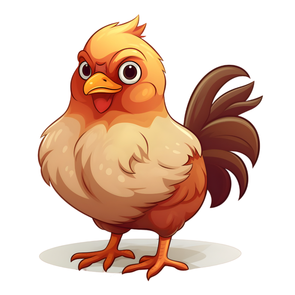 AI generated Chicken Rooster Bird png