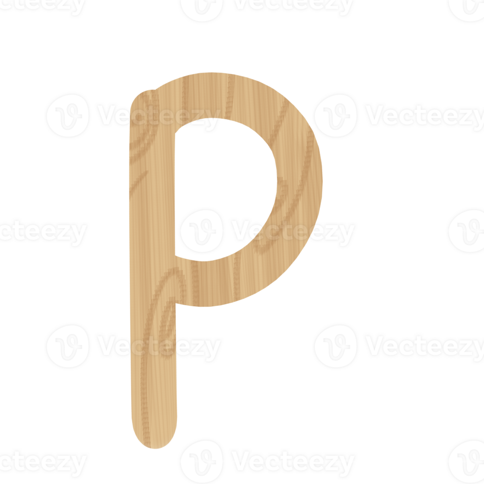 Wood Texture Alphabet png