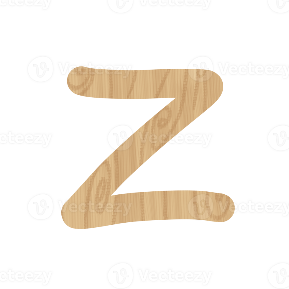 Wood Texture Alphabet png