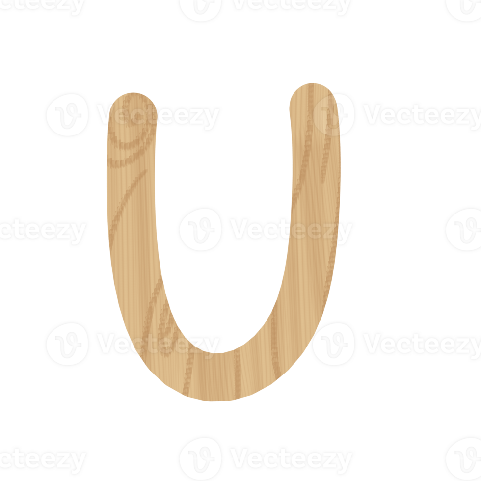 Wood Texture Alphabet png