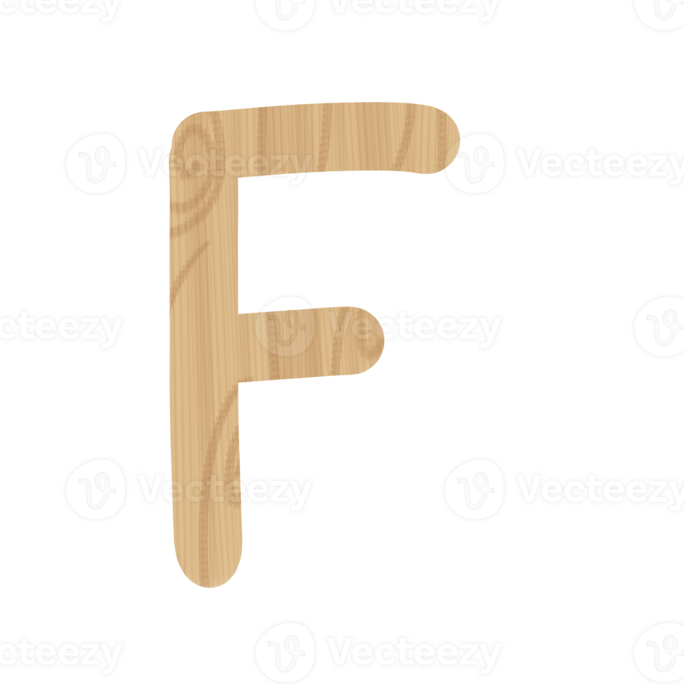 Wood Texture Alphabet png