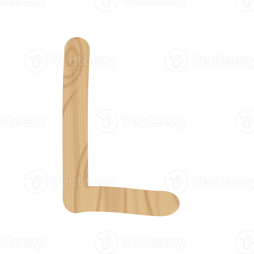 Wood Texture Alphabet png