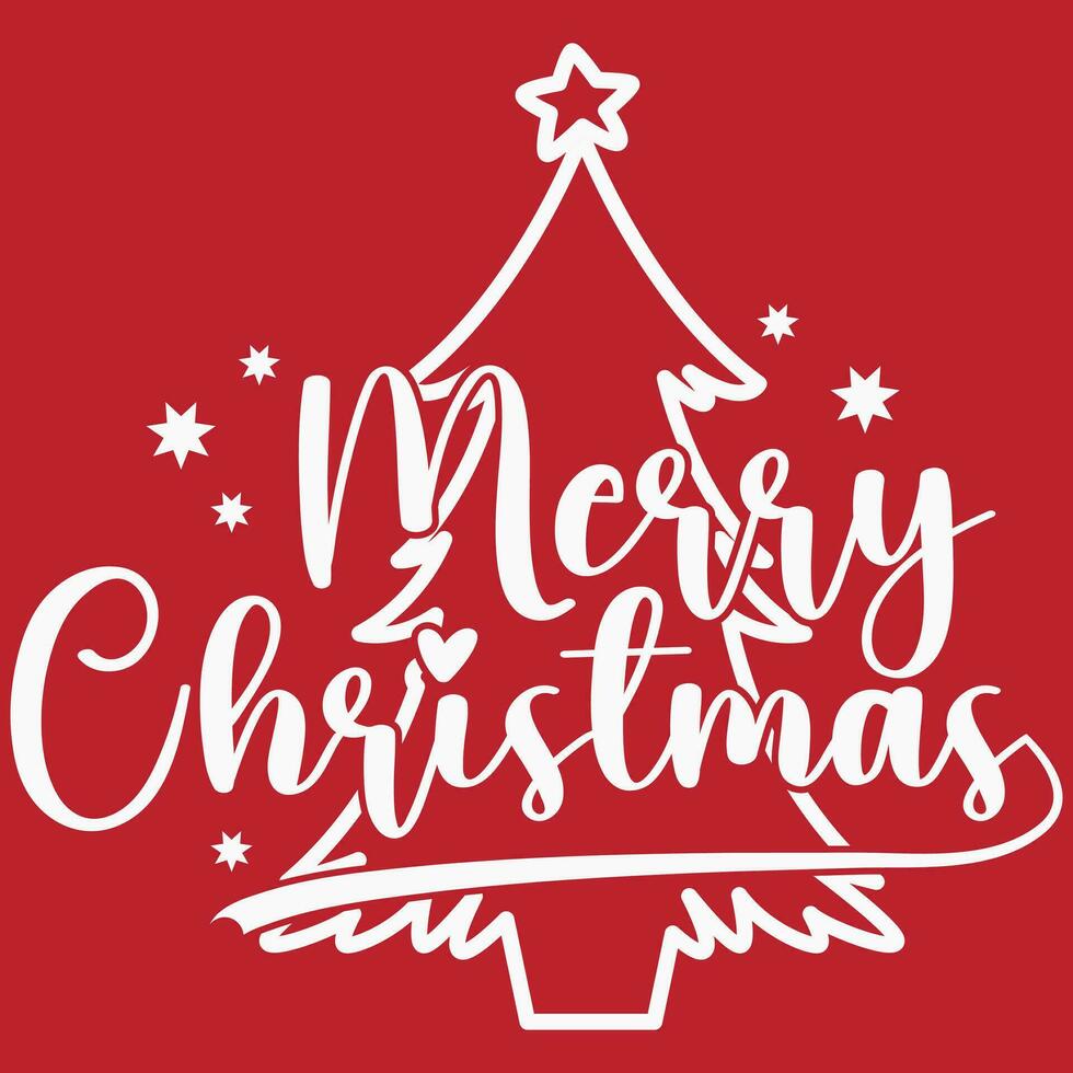Merry Christmas t shirt design vector