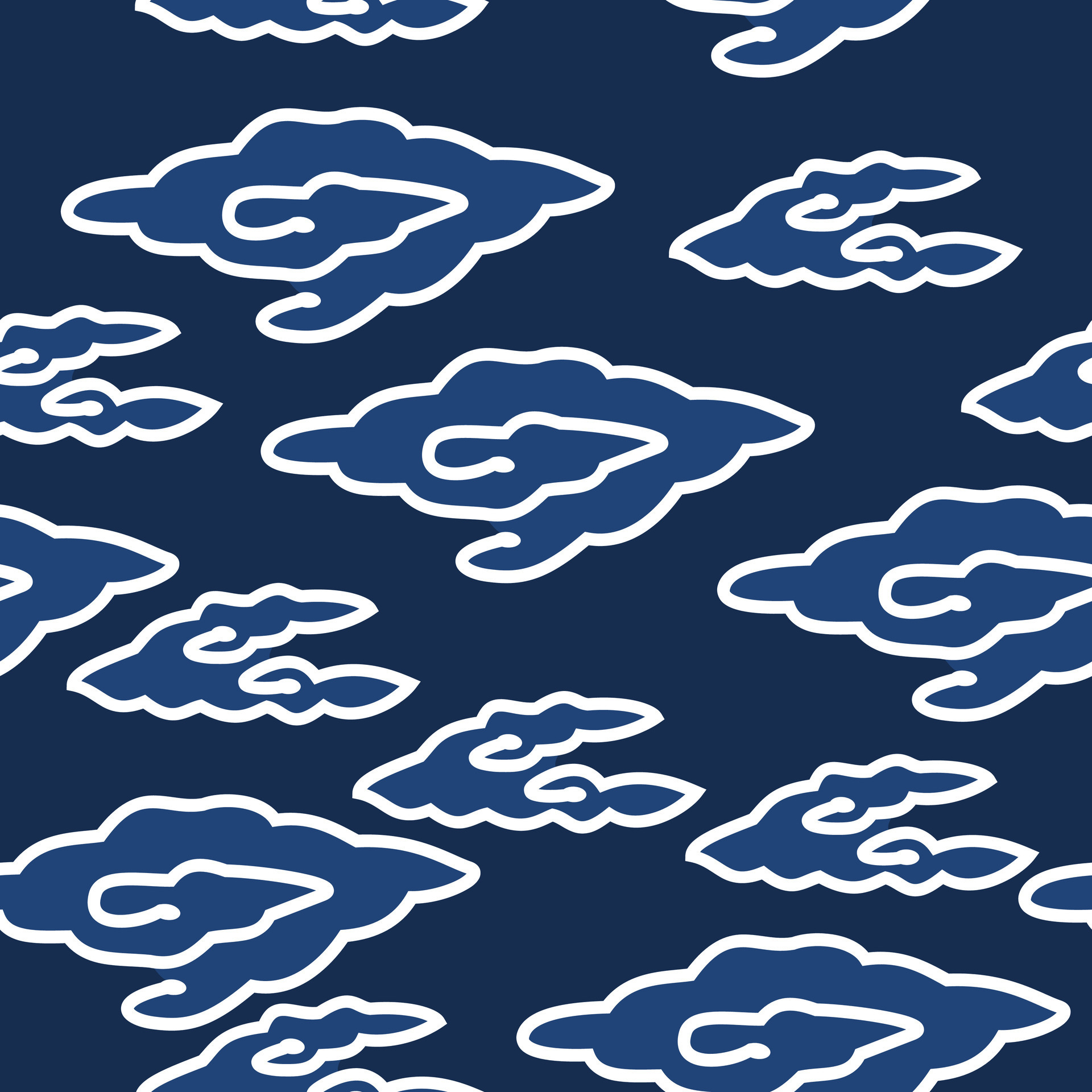 Javanese motif batik etnic, mega mendung motif 34724008 Vector Art at