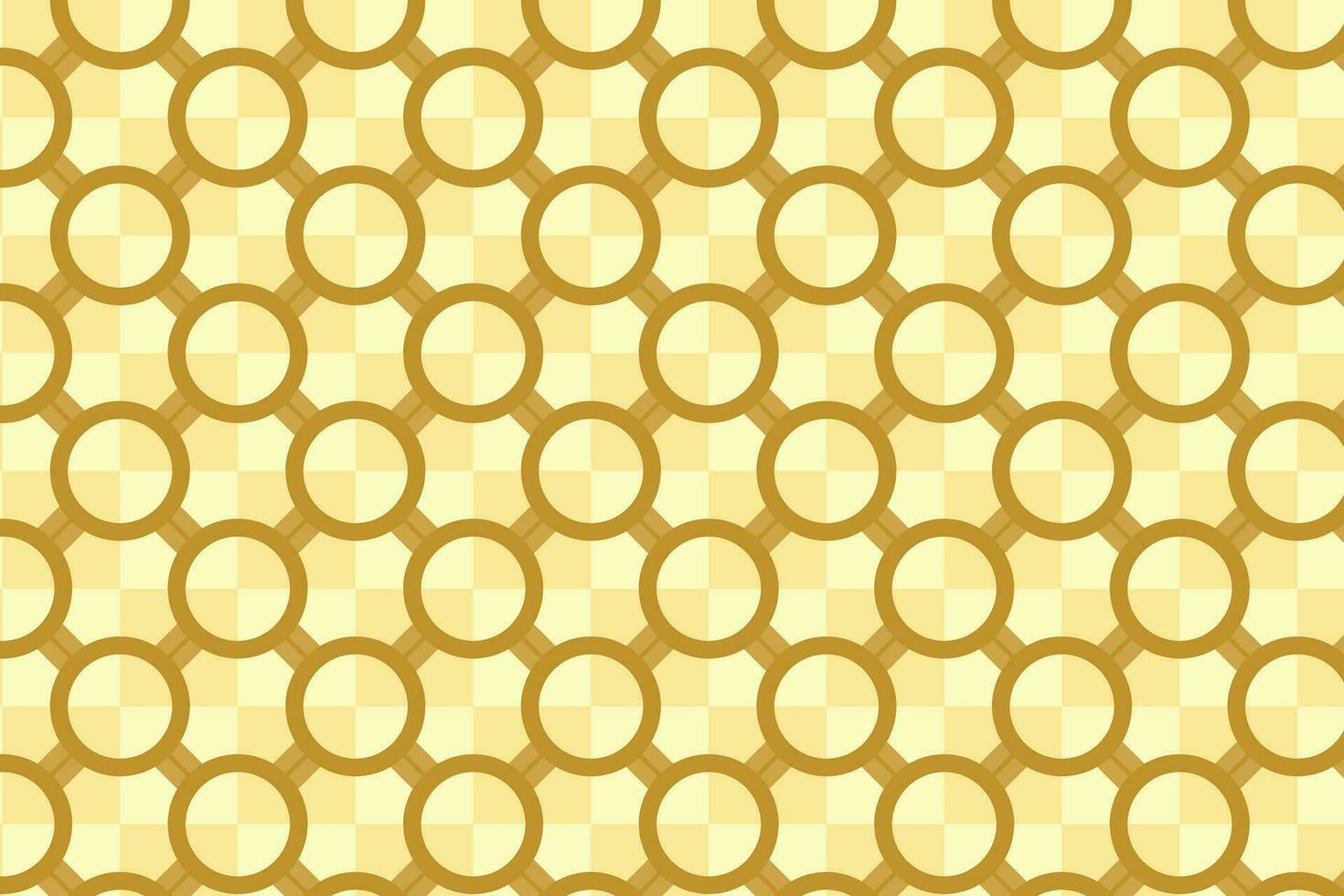 seamless abstract gold pattern circle shapes background with geometric line vector design
