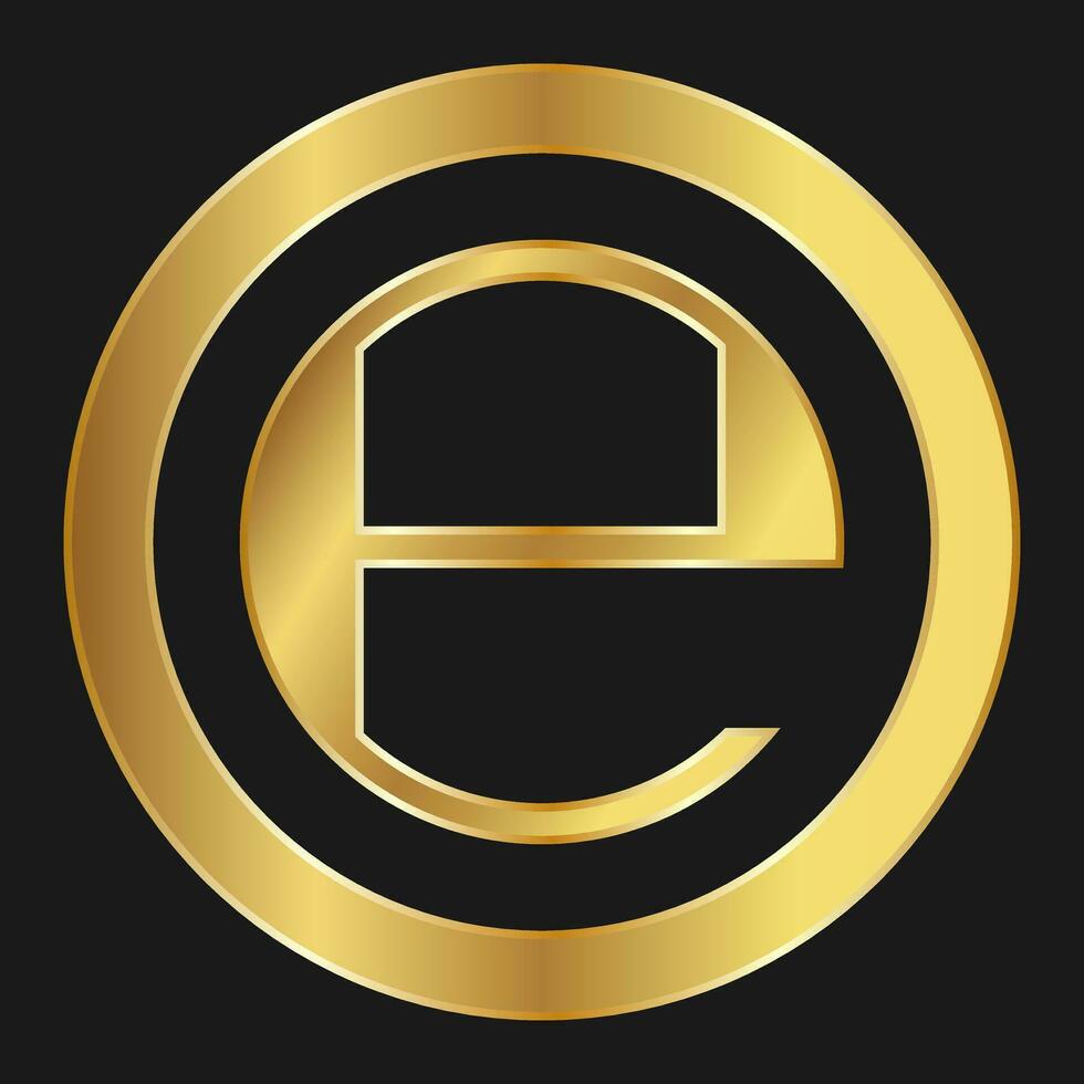 Net weight Simple gold icon on product packaging and box vector