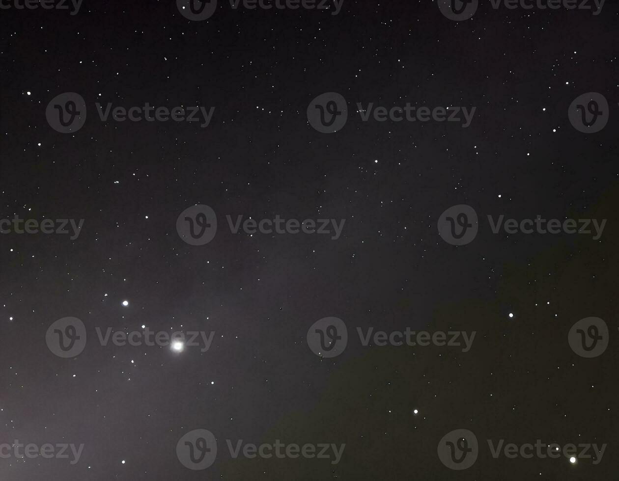 AI generated beautiful night sky with stars. photo