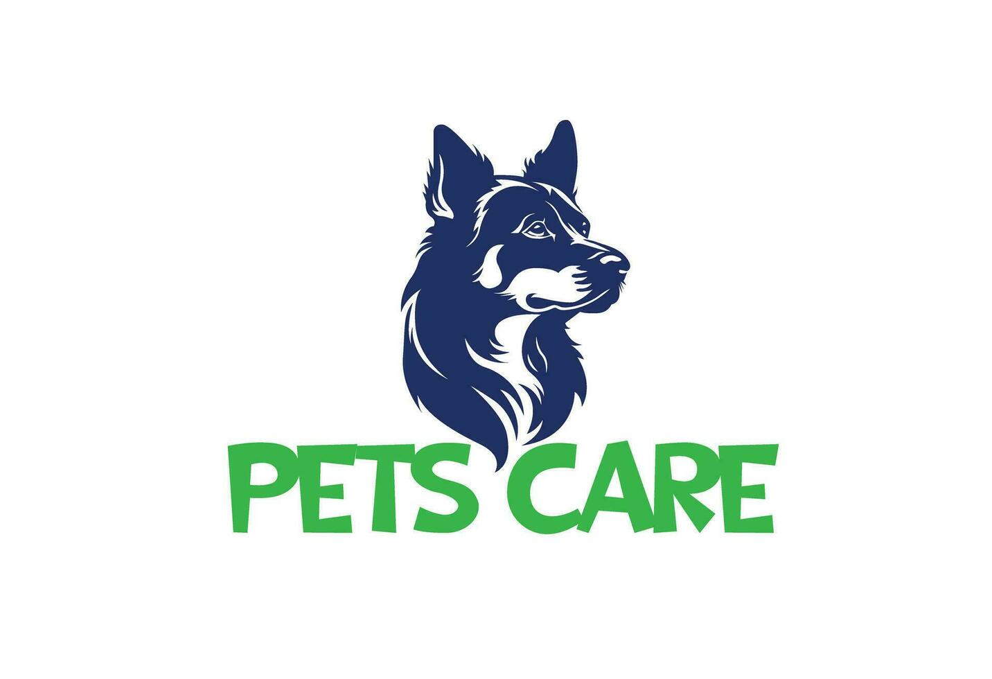 pet care modern business logo vector