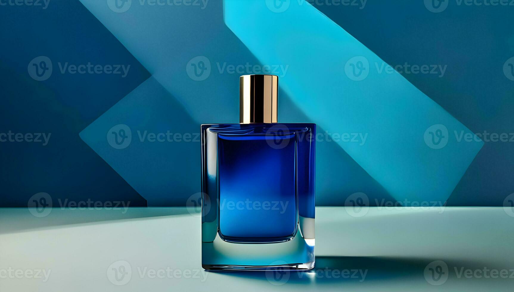 AI generated Bottle of perfume. photo