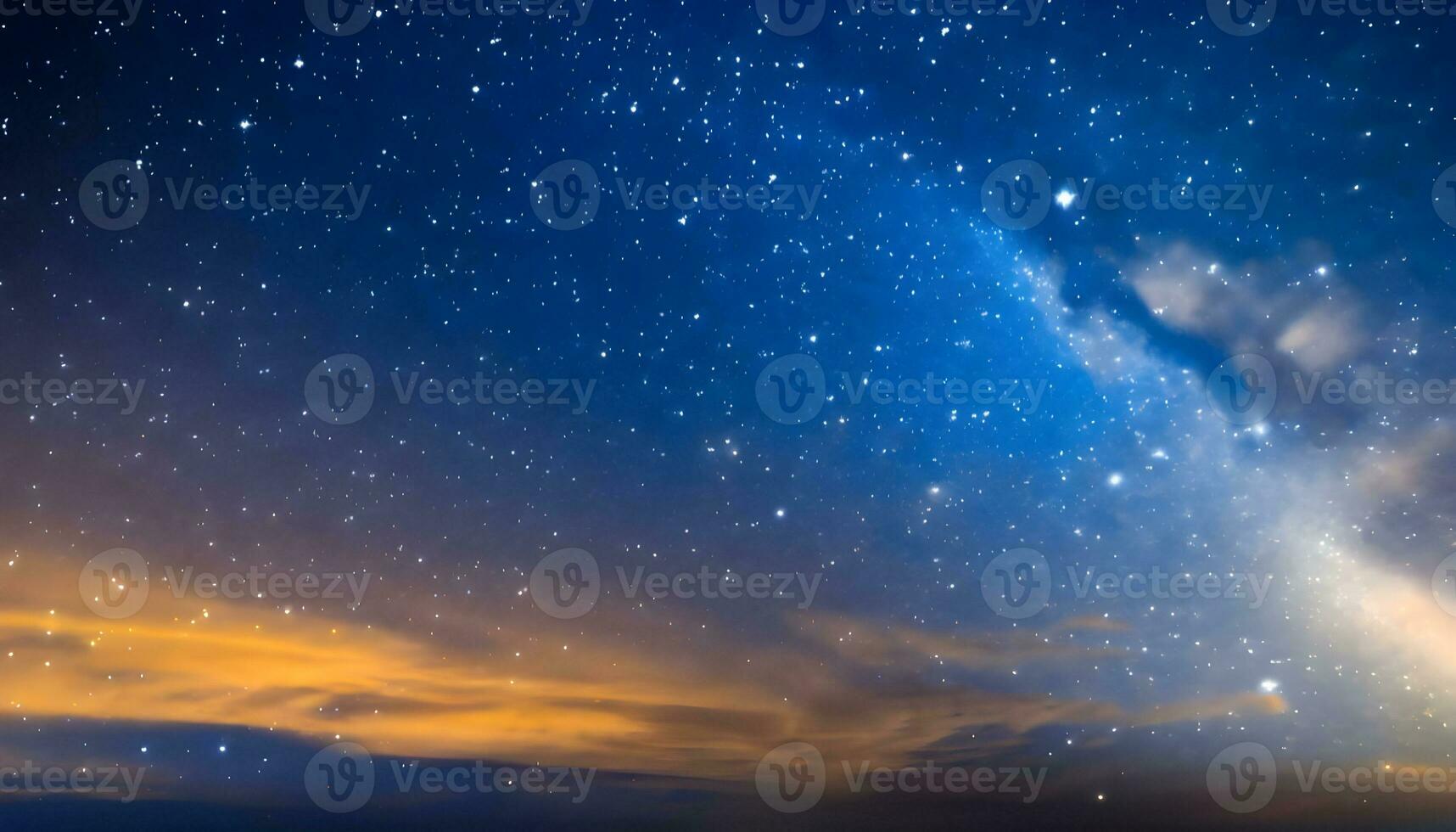 Sky at sunset. AI Generative photo