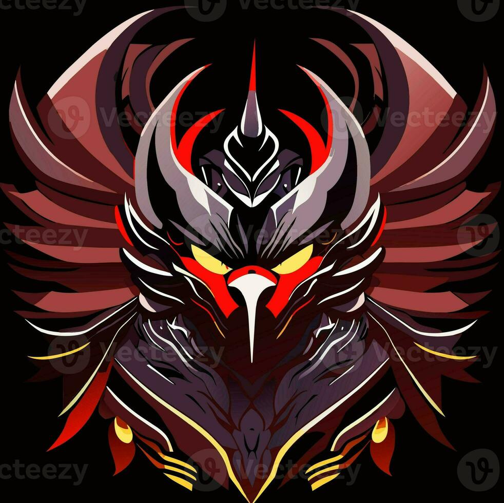 eagle head mascot logo illustration photo