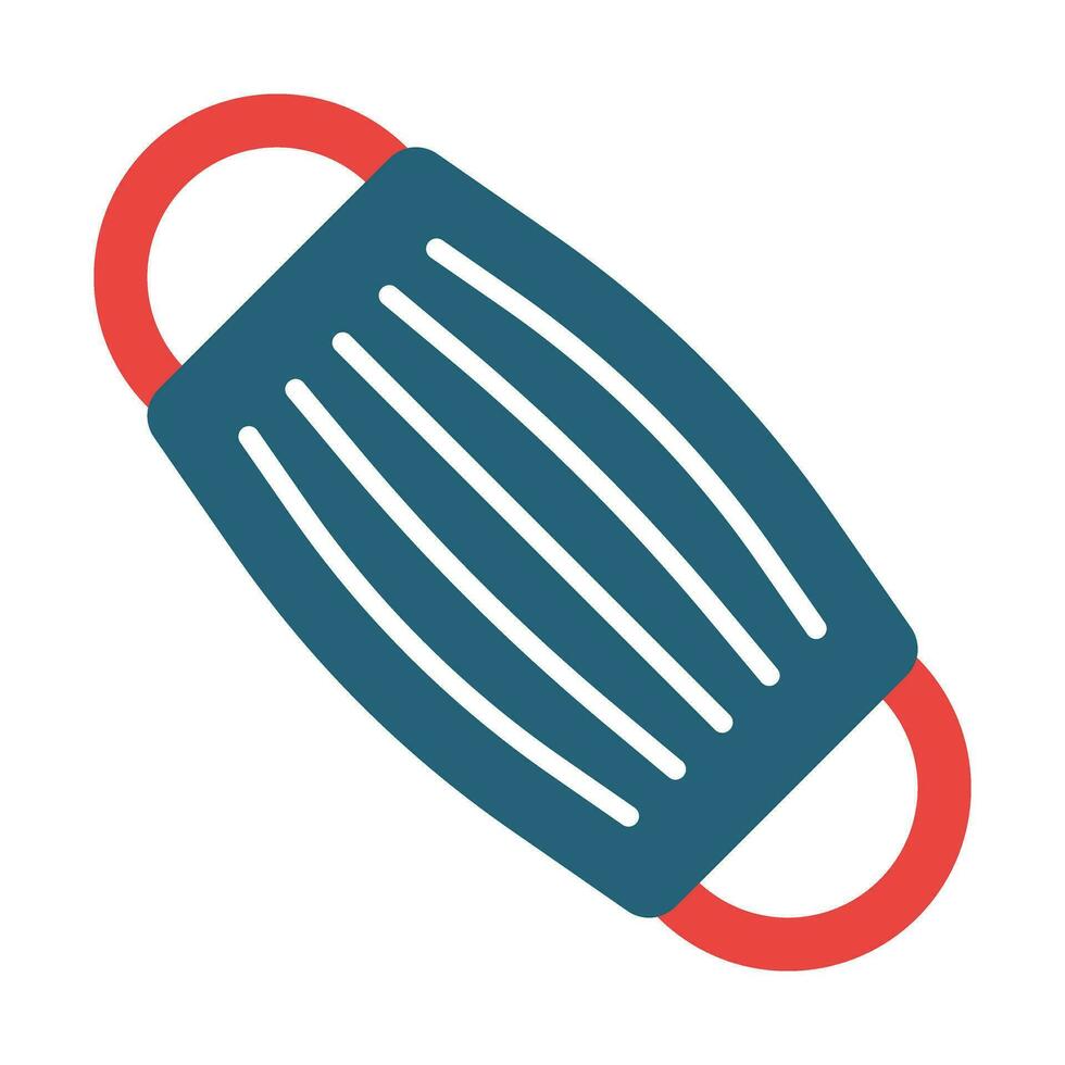 Mask Vector Glyph Two Color Icon For Personal And Commercial Use.