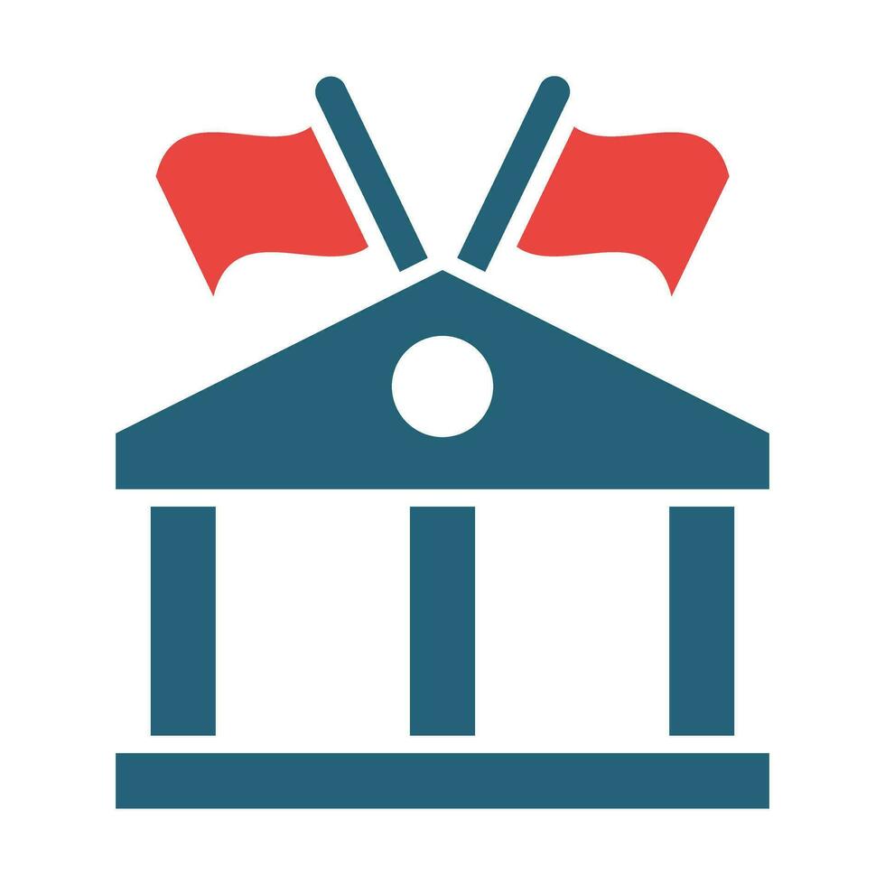 Diplomacy Vector Glyph Two Color Icon For Personal And Commercial Use.