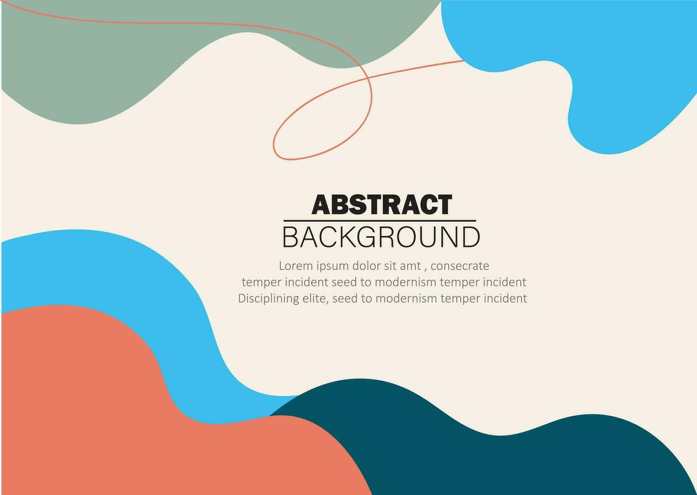 Abstract Background With Vector Design