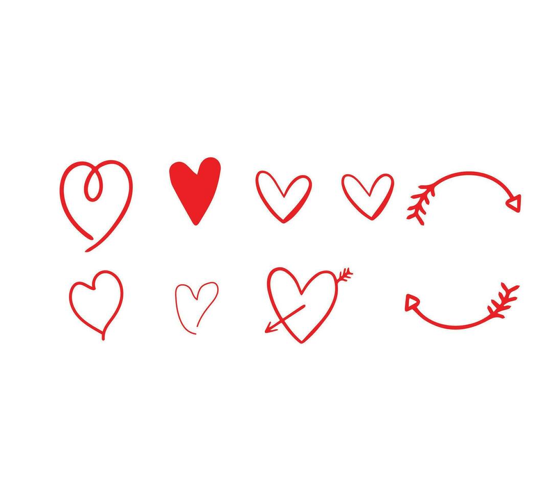 Love Icon set Design with Vector