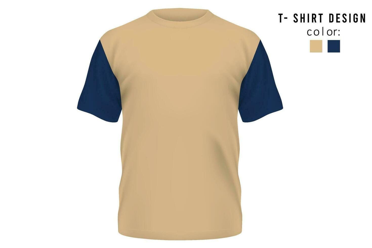 T shirt Design Mockup with Vector