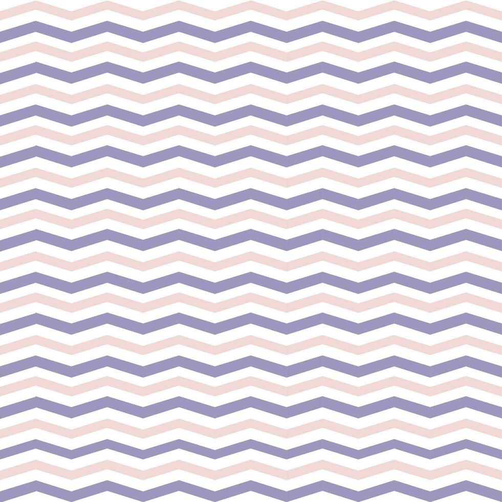 Abstract seamless geometric pattern with horizontal line zigzag. Purple, violet color tone. vector