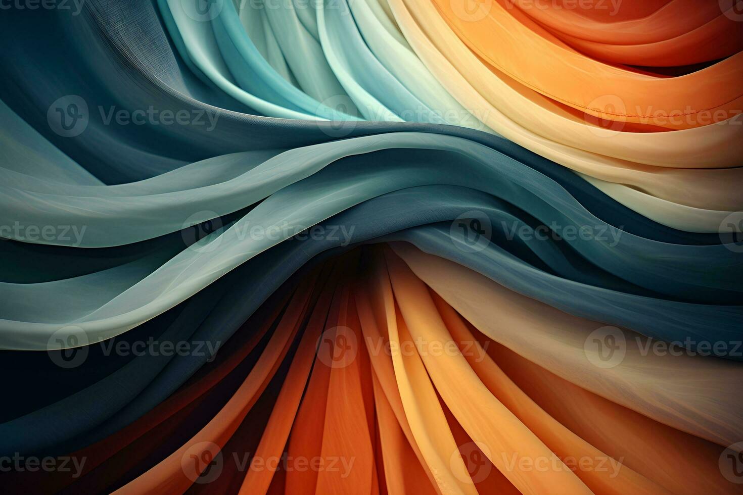 colorful abstract background with a wave pattern. ai generative photo