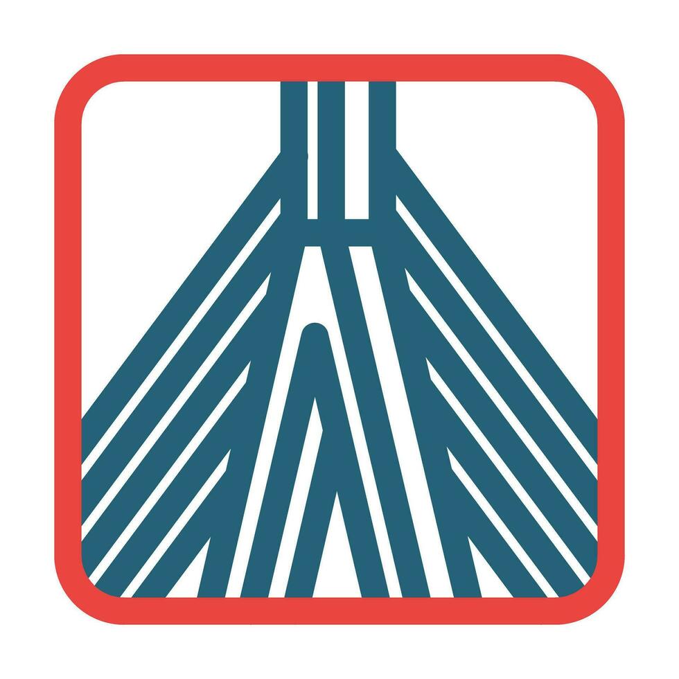 Zakim Bridge Vector Glyph Two Color Icons For Personal And Commercial Use.
