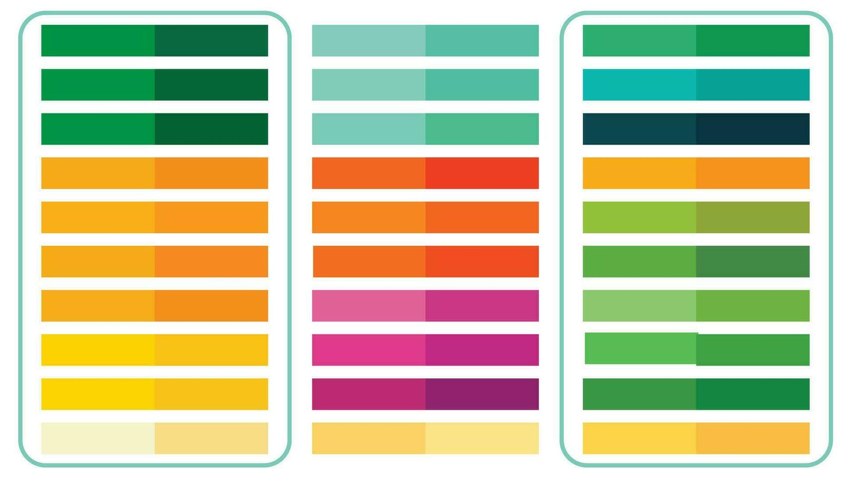 Vibrant RGB spectrum with warm and cool tones in a flat design vector