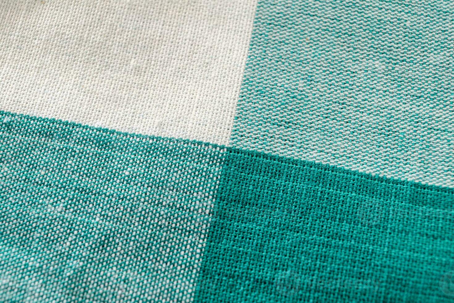 Loincloth fabric green white table texture photo