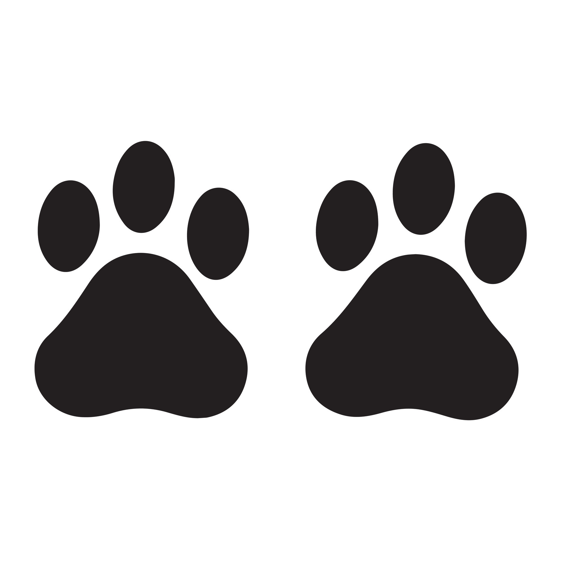 Dog Feet Black Silhouette 34727497 Vector Art At Vecteezy dog-feet-dog-feet-in-heart-dog-footprint-hearts-instant-etsy
