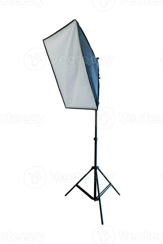 Single lamp photo light softbox set photographic equipment on tripod