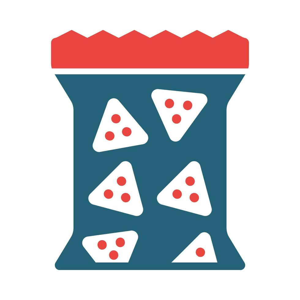Snack Vector Glyph Two Color Icon For Personal And Commercial Use.