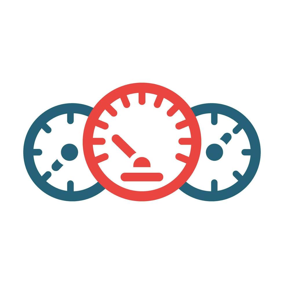 Dashboard Vector Glyph Two Color Icon For Personal And Commercial Use.