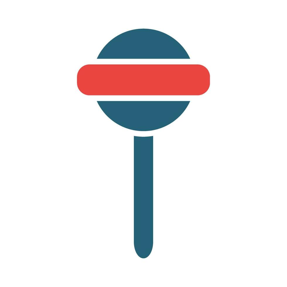 Lollipop Vector Glyph Two Color Icon For Personal And Commercial Use.
