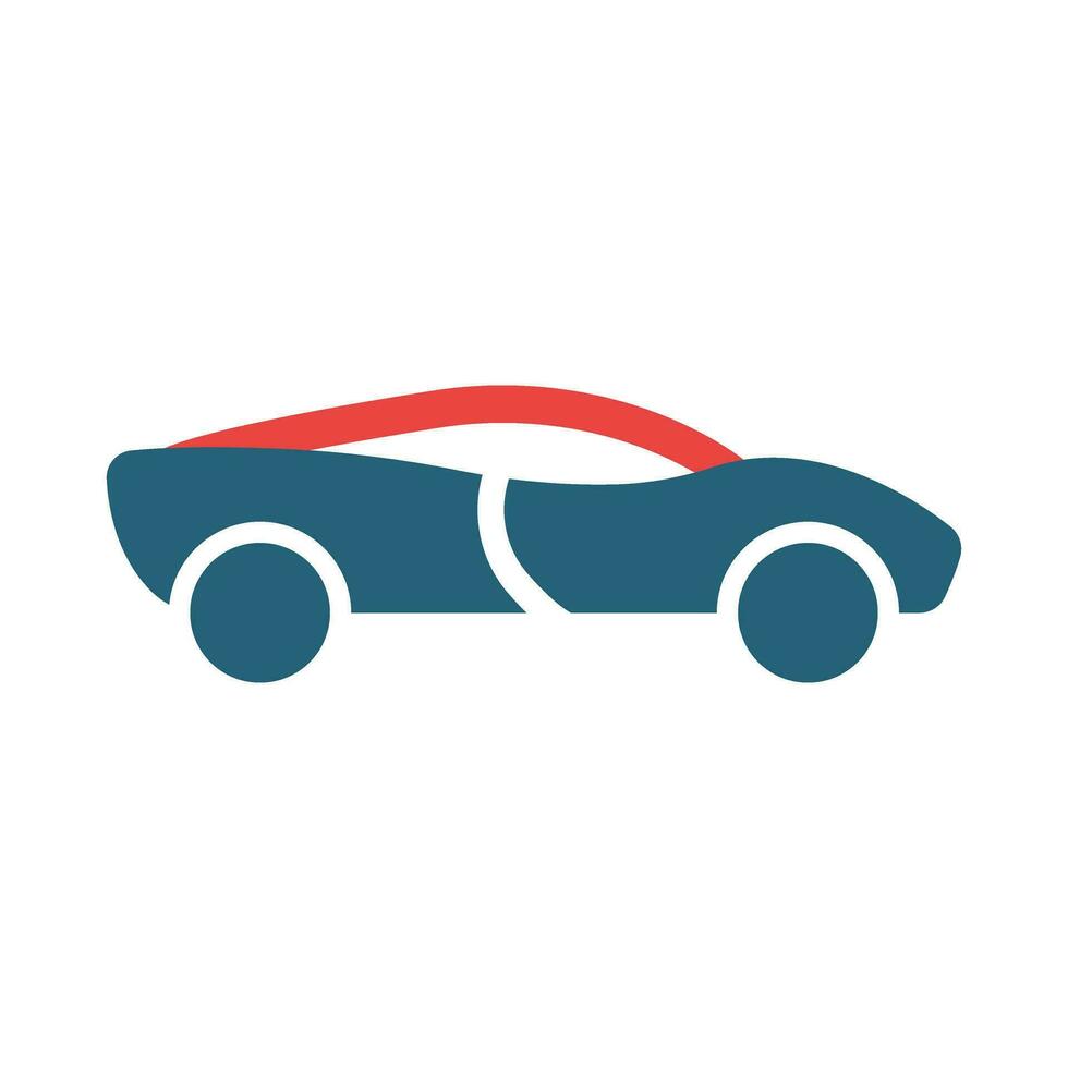 Car Vector Glyph Two Color Icon For Personal And Commercial Use.