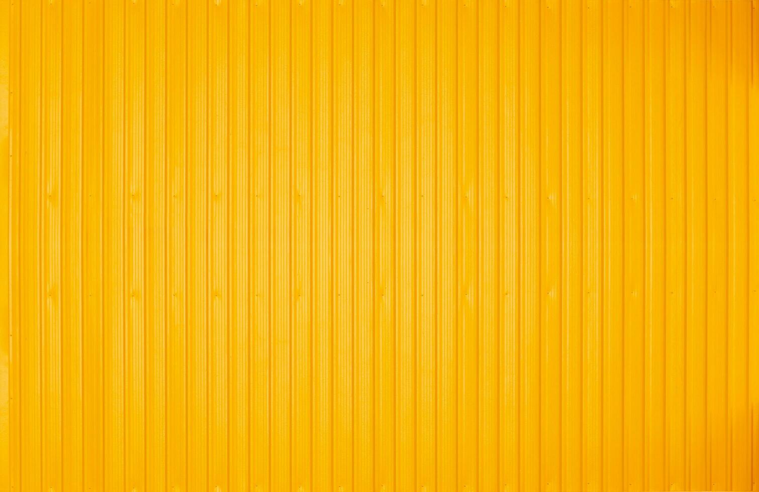 Panoramic Yellow Metal Sheet Walls Images For Background. photo