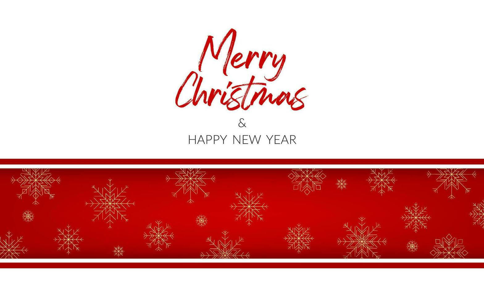 Merry Christmas festive illustration white and red design snowflakes, luxurious background for holiday celebration. For greeting cards, invitations, posters Not AI generated. vector