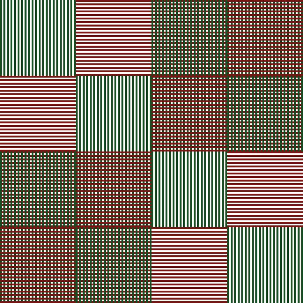red and green geometric abstract background vector