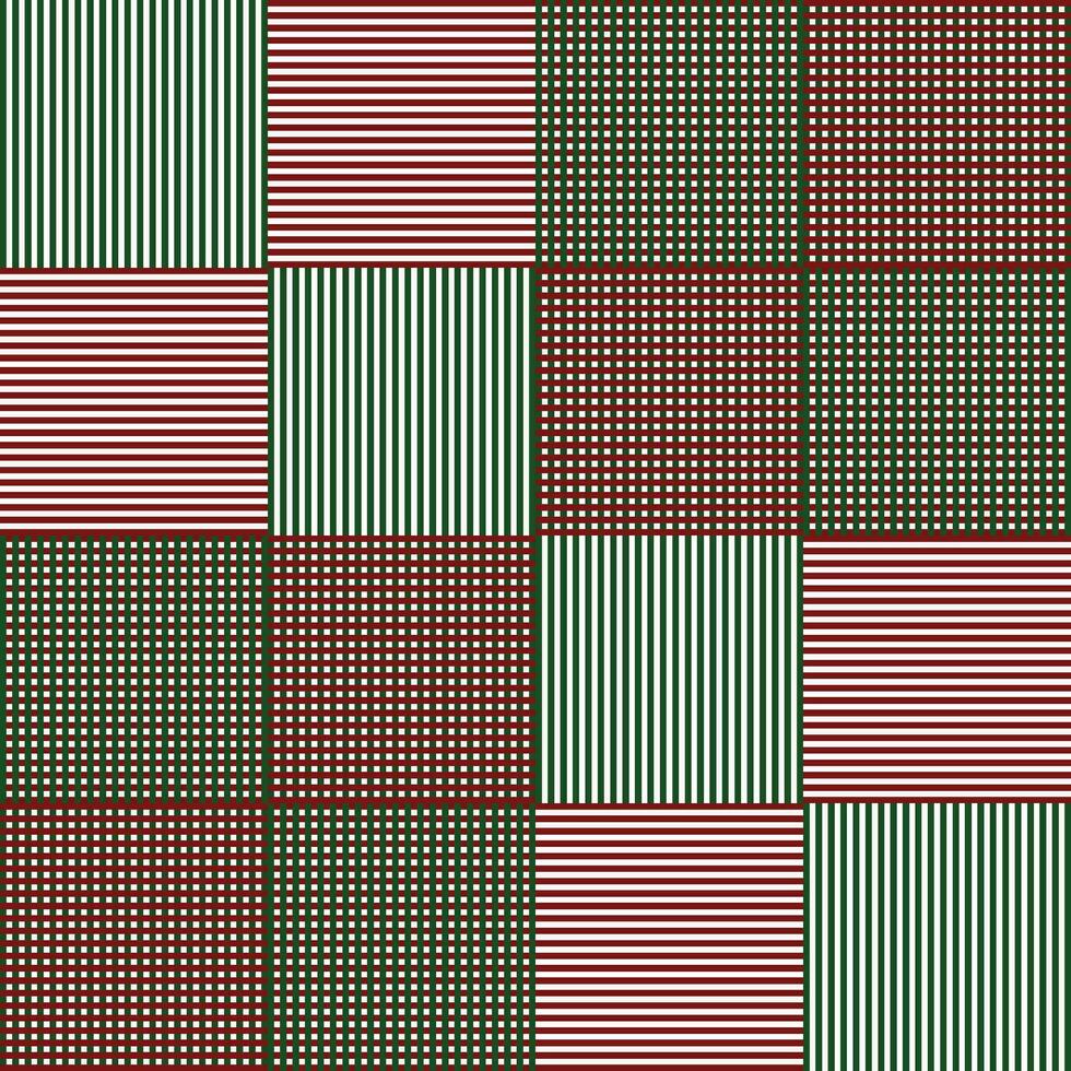 red and green geometric abstract background vector