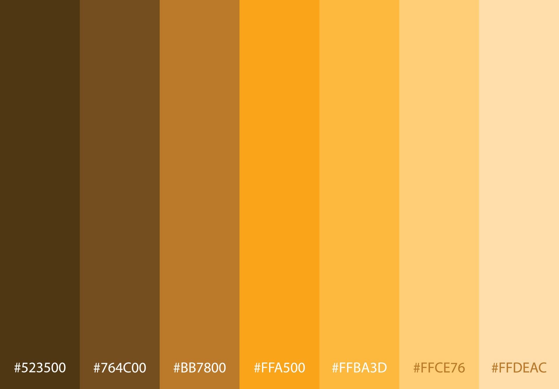 Orange Gradient Color Palette 34731959 Vector Art at Vecteezy