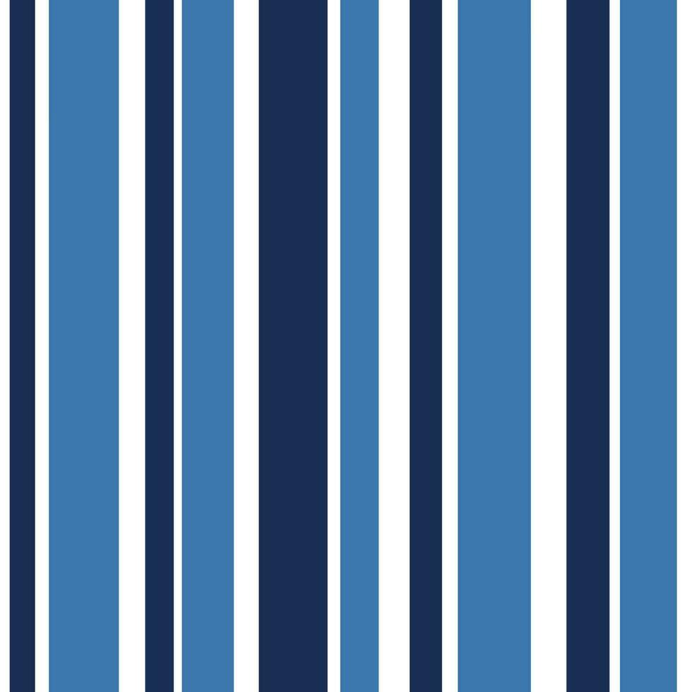 Cute Seamless vector background fabric pattern strips balance geometric stripe patterns white blue color tone stripes different size design for blue sea strip wallpaper cold tone color.