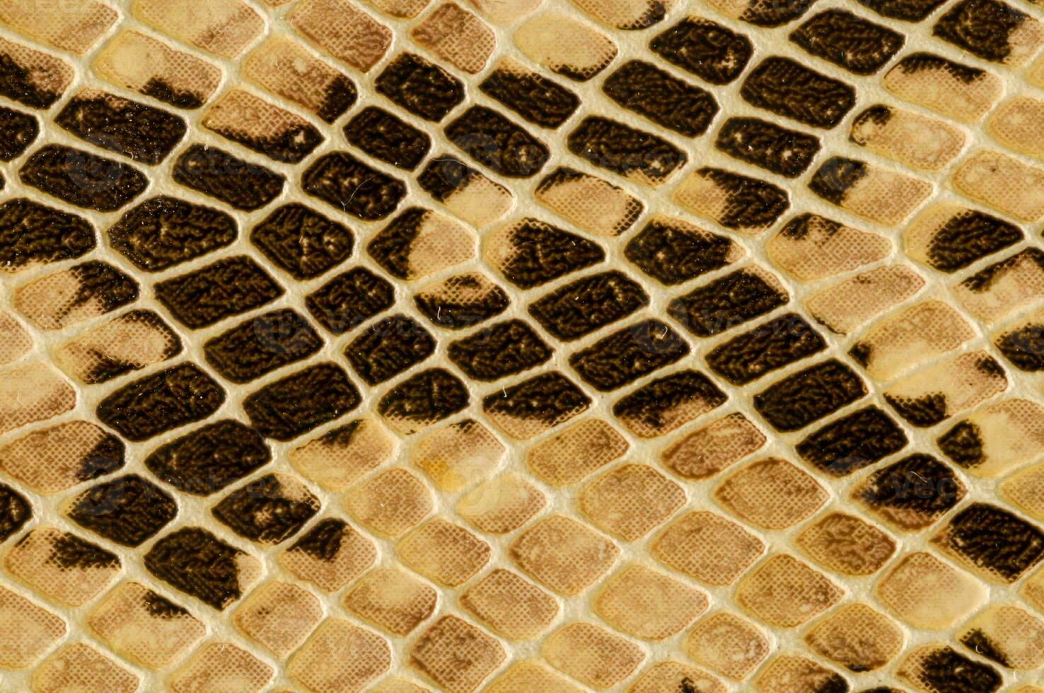 a snake skin texture with brown and black spots photo