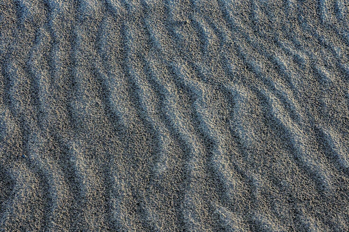 sand with a wavy pattern photo