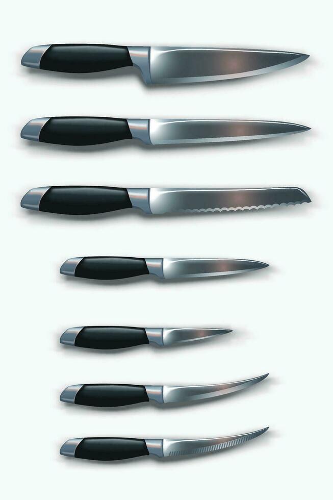 picture of knives vector