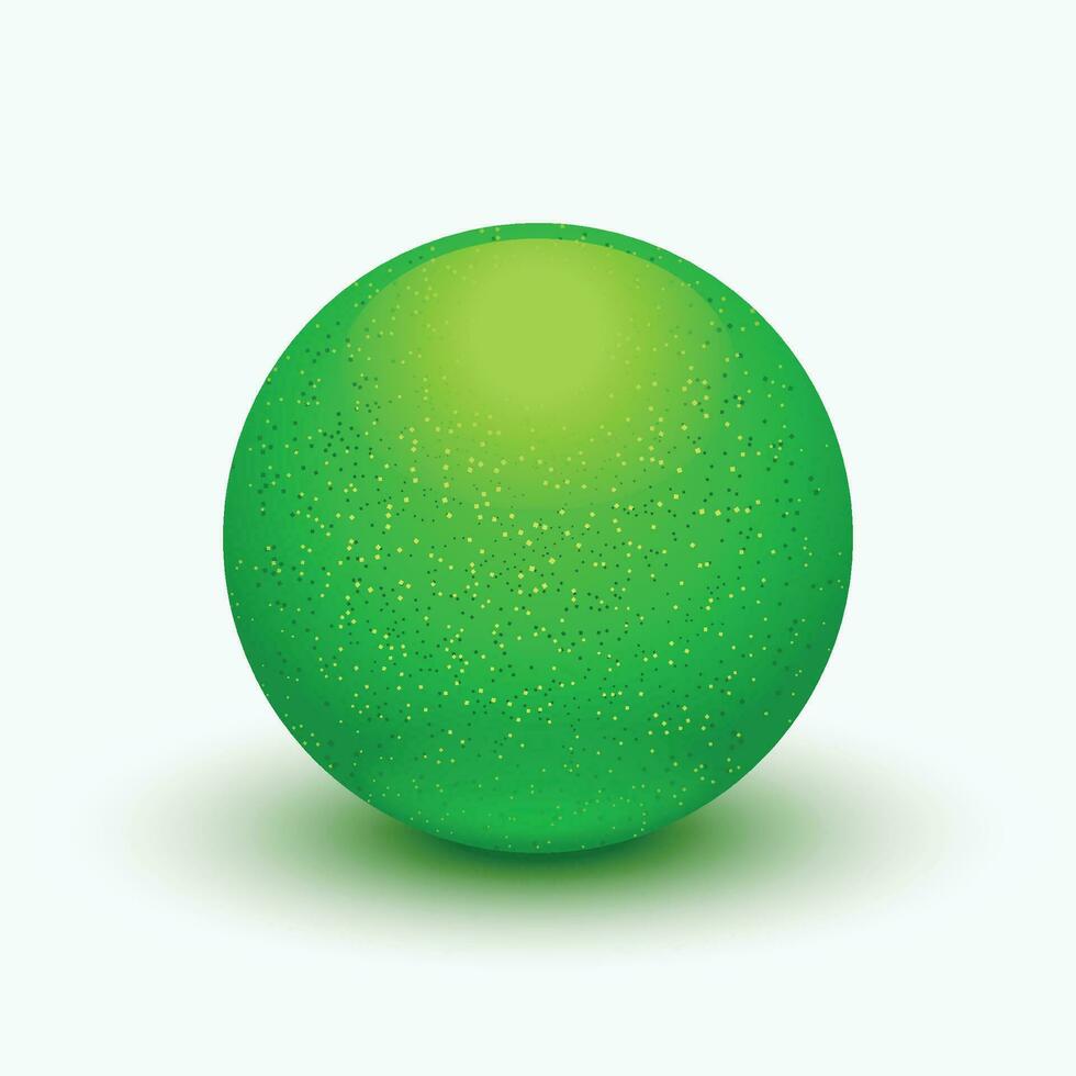 realistic ball colored vector