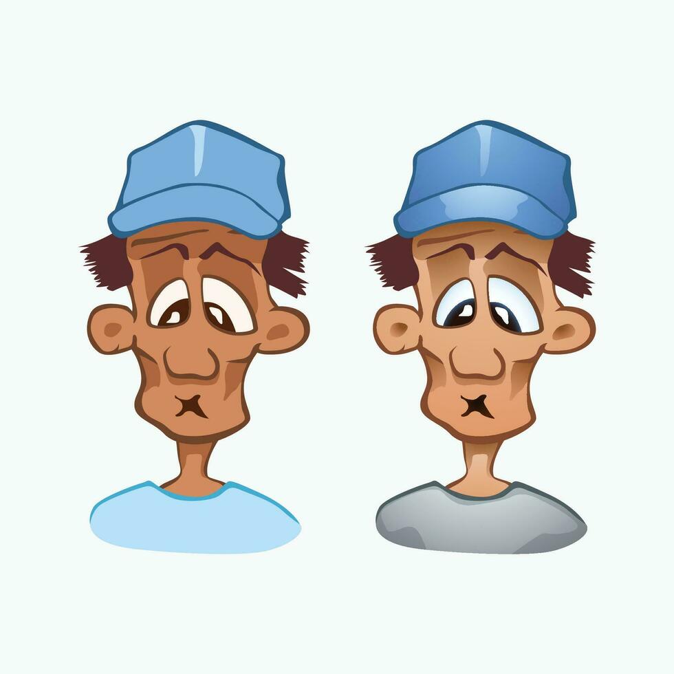 service guy cartoon vector