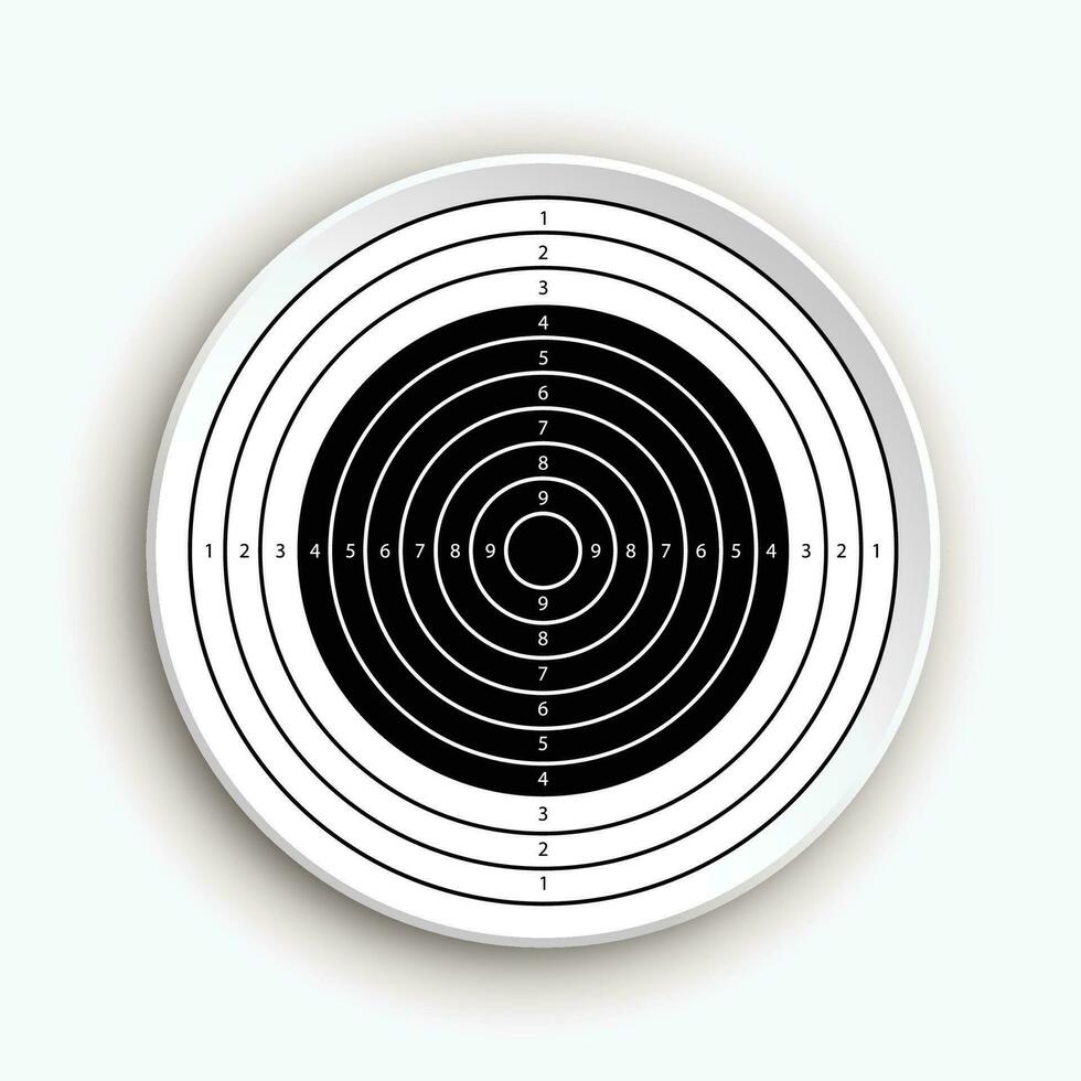target front view vector