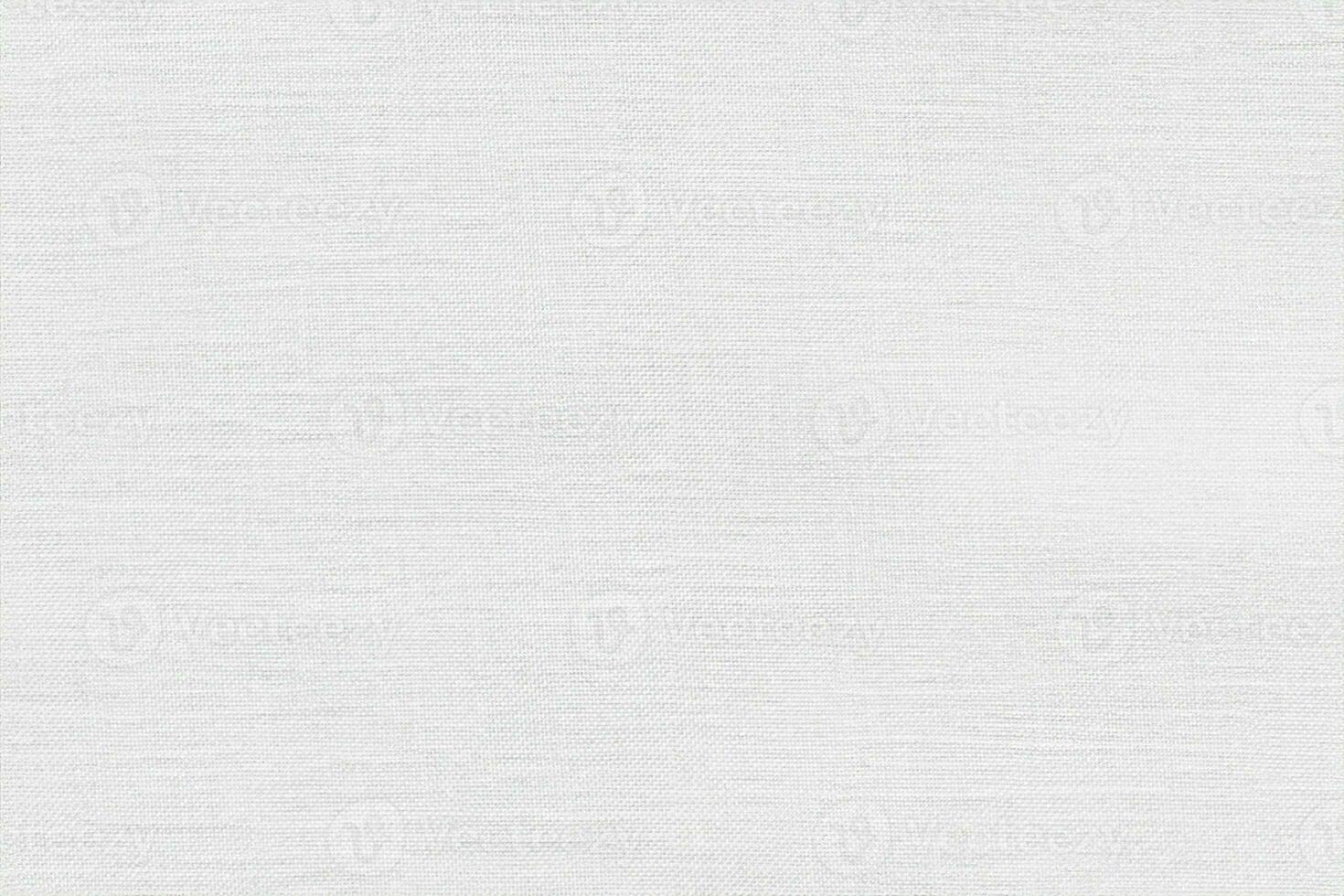 White linen canvas fabric texture background photo