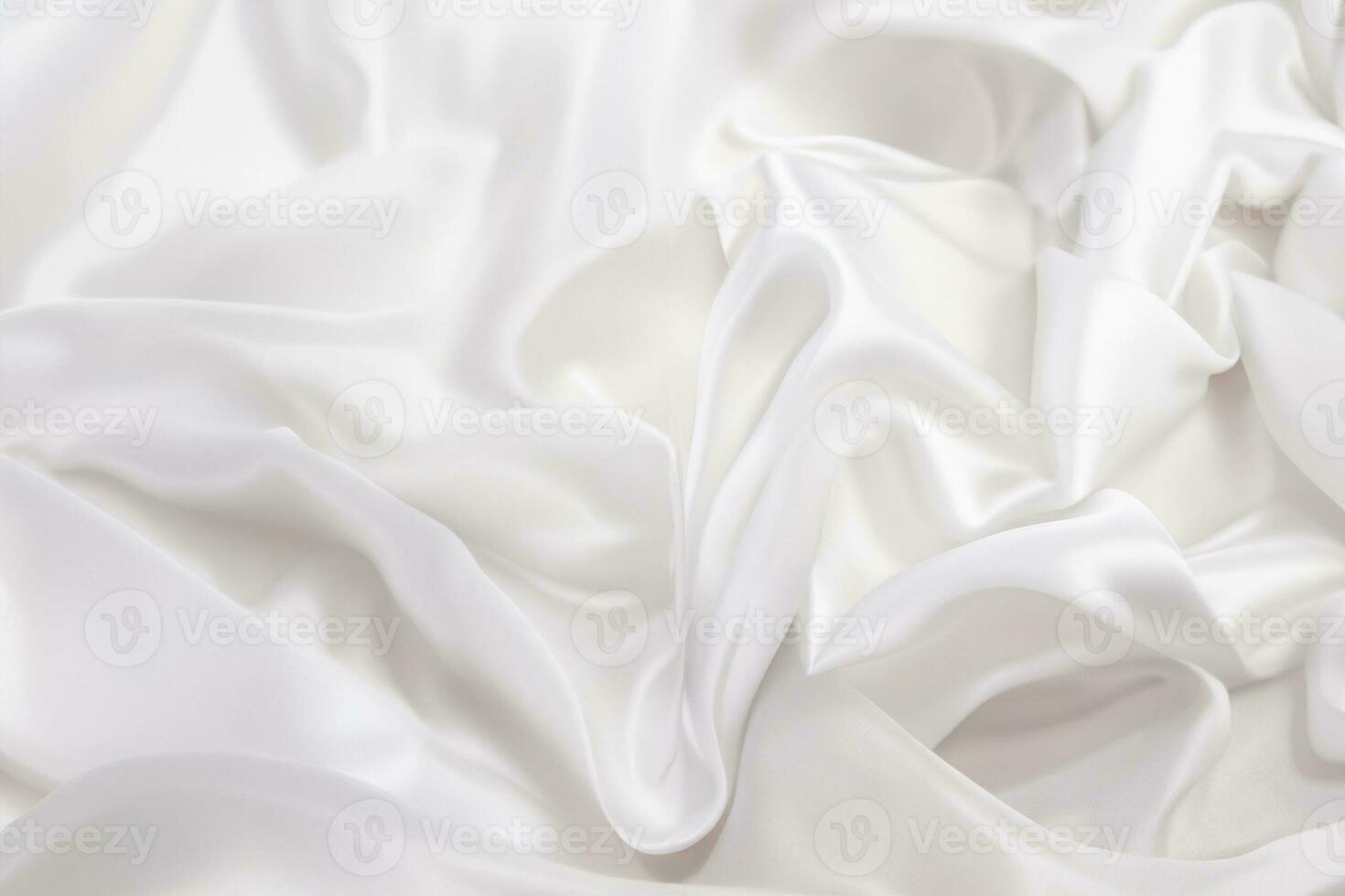 Abstract background texture of natural ivory color fabric. Fabric texture of natural cotton or linen, silk or satin, wool or jersey textile material. Luxurious white canvas background. photo