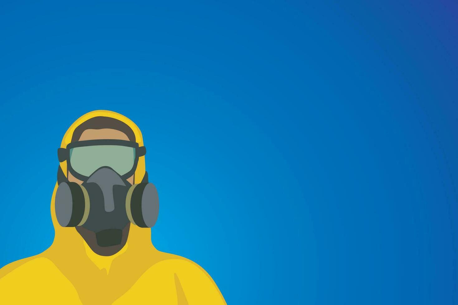 biohazard set on white vector