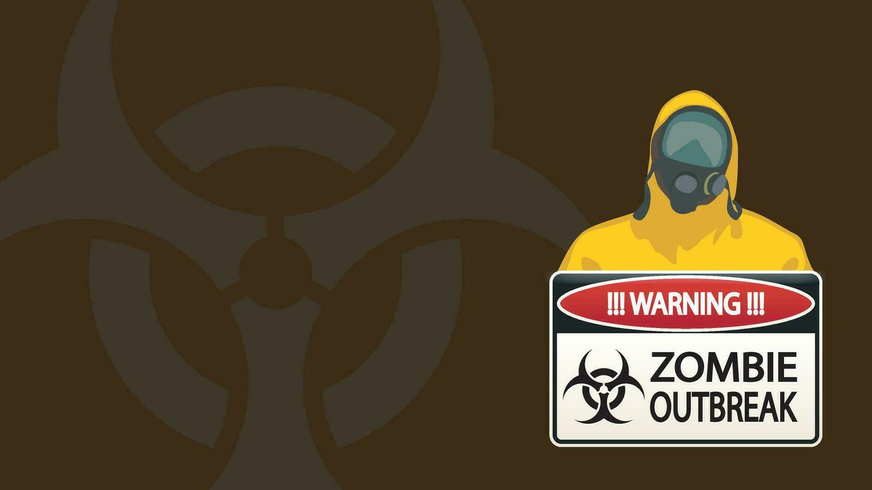 bio hazard man 07 vector