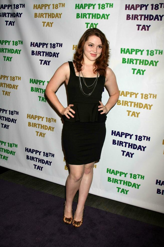 LOS ANGELES - OCT 21  Jennifer Stone arriving at Taylor Spreitlers 18th Birthday Party at the Crimson on October 21, 2011 in Los Angeles, CA photo