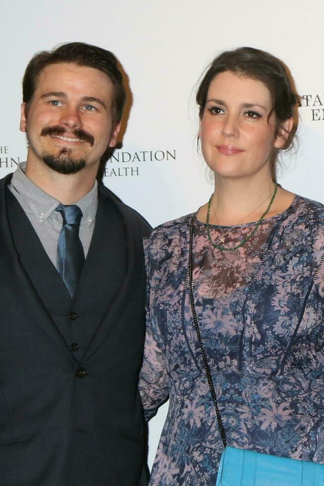 LOS ANGELES - FEB 28  Jason Ritter, Melanie Lynskey at the Style Hollywood Viewing Party 2016 at the Hollywood Museum on February 28, 2016 in Los Angeles, CA photo